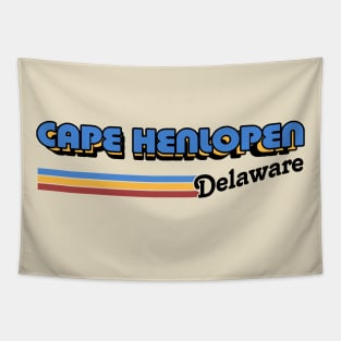 Cape Henlopen, Delaware / / Retro Style Design Tapestry