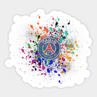 Paris Saint Germain Stickers die cut avec bordures blanches 3