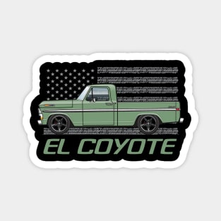 Coyote Truck Magnet