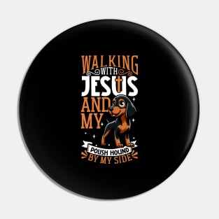 Jesus and dog - Ogar Polski Pin