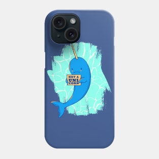 Cartoon Narwhal Whale Phone Case