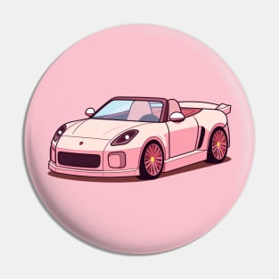 Sports car Pin