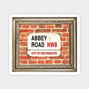 Abbey Road City Of Westminster (Framed) Magnet