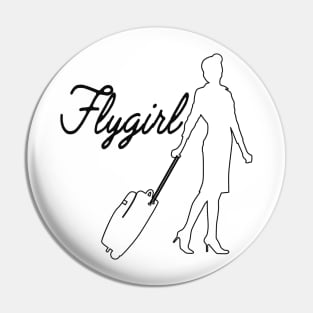 Flight Attendant - Flygirl Pin