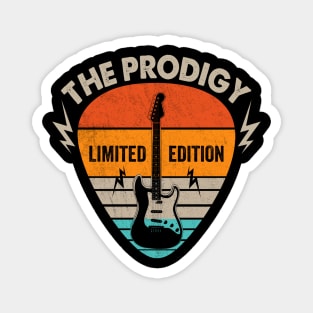 Vintage Prodigy Name Guitar Pick Limited Edition Birthday Magnet