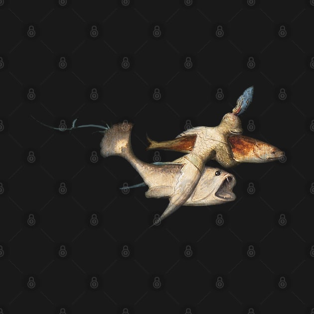 Hieronymus Bosch: Knight Fish by FlyingSnail