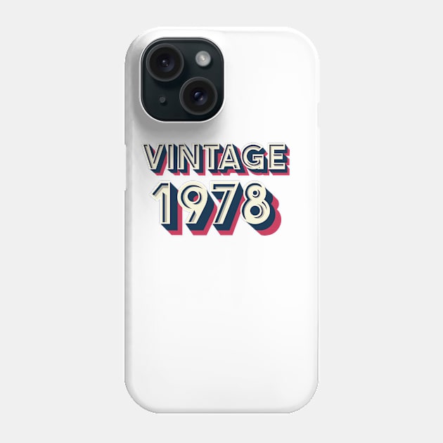 Vintage 1978 Phone Case by KsuAnn