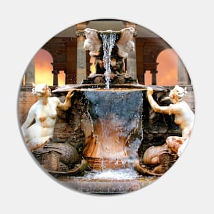 Historic Ornamental Fountain Display Pin