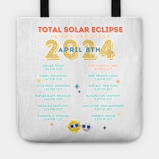 I Got Mooned in Port Clinton Total Solar Eclipse April 8, 2024 Tote