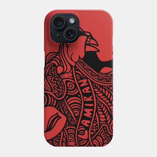 WILD CAT ZENTANGLE Phone Case by asiancoffeegirl