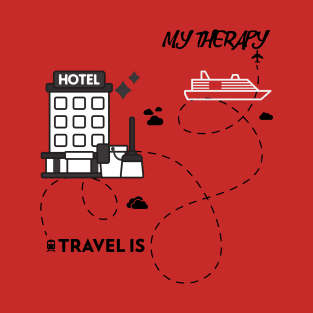 Travel Is My Therapy T-Shirt