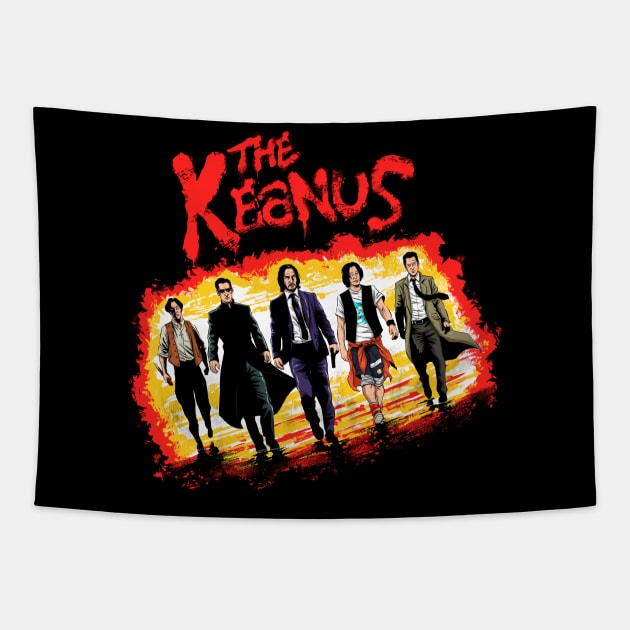 The Keanus Tapestry by Zascanauta