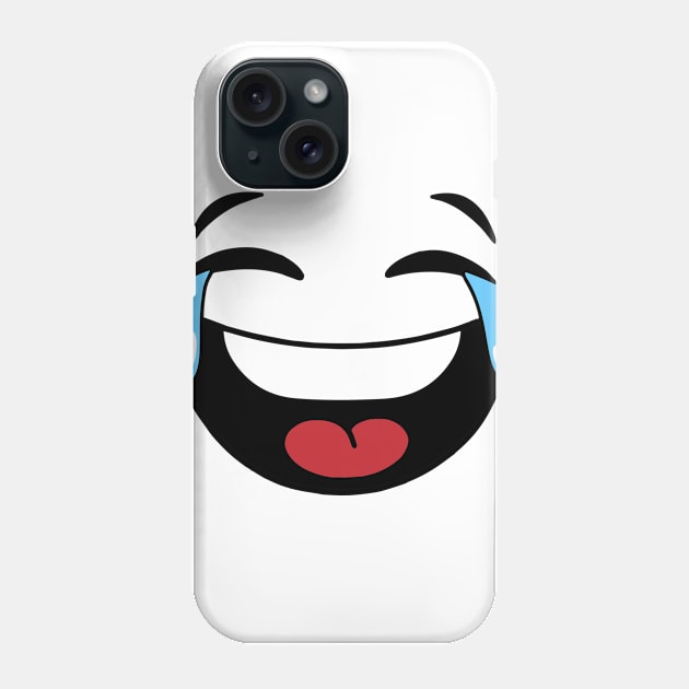 Emoji laugh tear Phone Case by andytruong