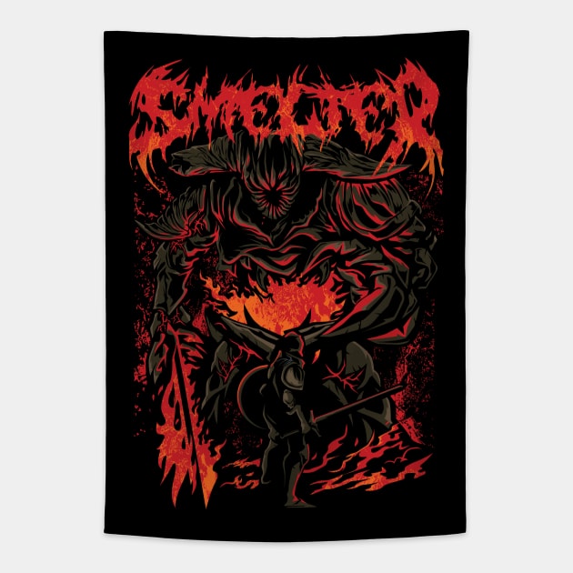 Helter Smelter Tapestry by DraculaByte