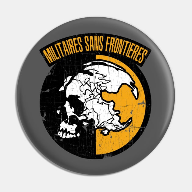 Metal Gear Solid Militaires Sans Frontieres Pin by OniSide