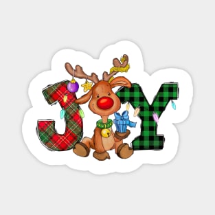 Christmas Joy Little Reindeer Xmas Vibes Merry Christmas Magnet