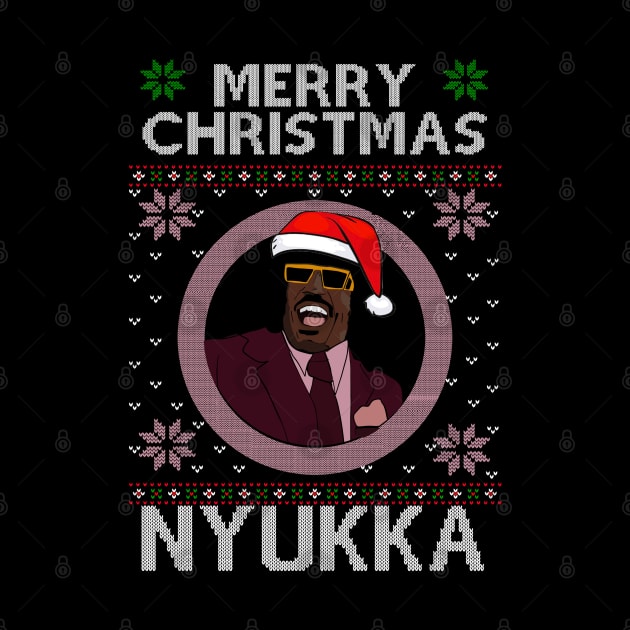 Ugly Christmas Sweater Pinky From Friday Merry Christmas Nyukka Santa hat by TrikoNovelty