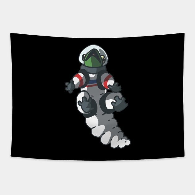 Classic Space Lizard Tapestry by Zing