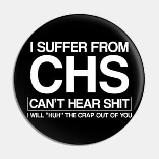 Hearing Impaired Stickers ASL CHS Sign Language Pin