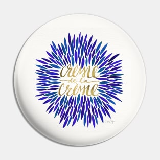 Navy Creme De Le Creme Pin