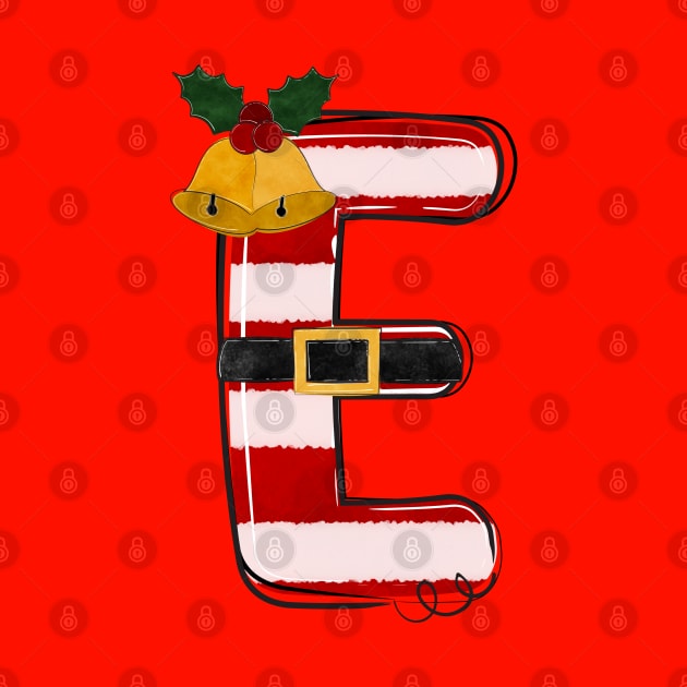 Letter E (Christmas Alphabet) by Pop Cult Store