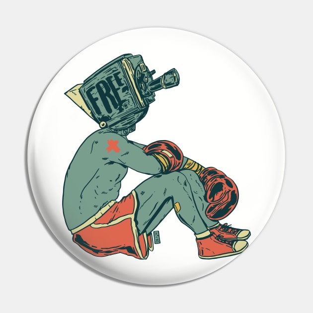 Media Fighter Pin by Thomcat23