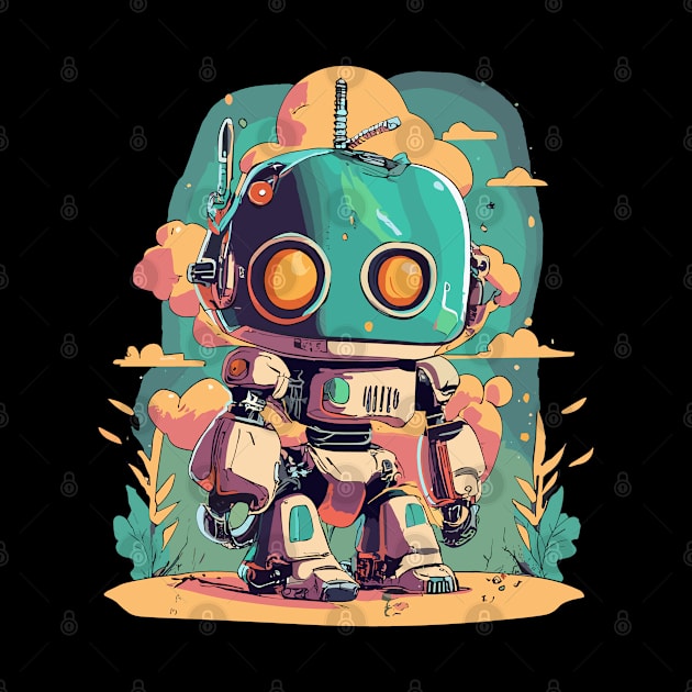 Chibi Mech Bot by Mecha Design by MechaRon