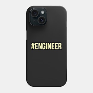 #engineer yellow Phone Case