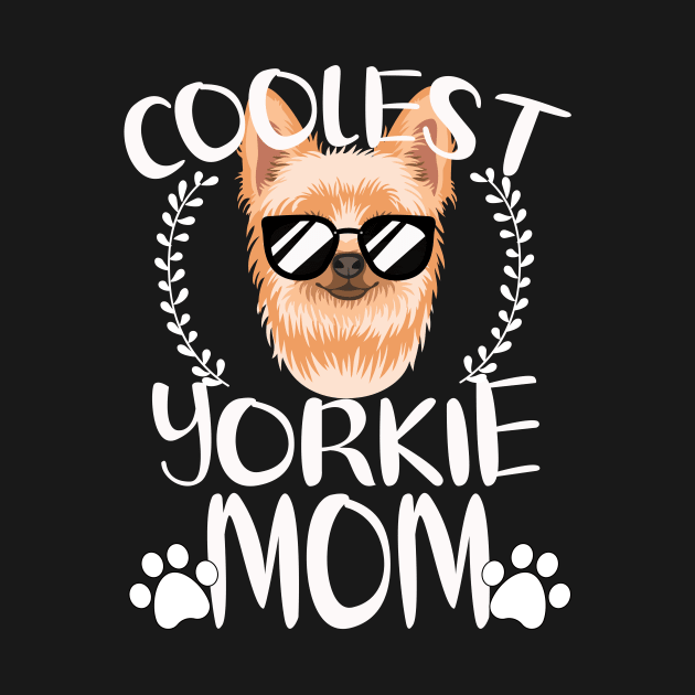 Glasses Coolest Yorkie Dog Mom by mlleradrian