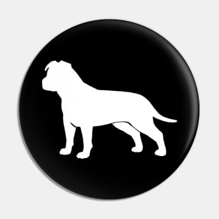 American Staffordshire Terrier Silhouette AmStaff Pin