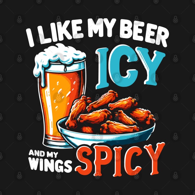 Beer Chicken WIngs Party Pub Crawl Bar Game Night Novelty Funny Beer by KsuAnn