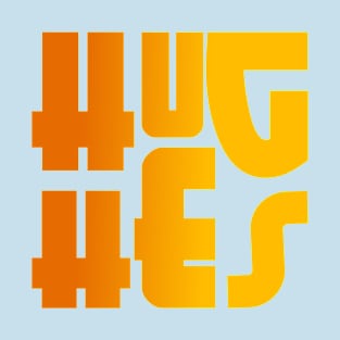 Hughes, name, typography T-Shirt