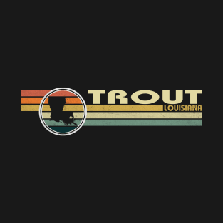 Trout Louisiana vintage 1980s style T-Shirt