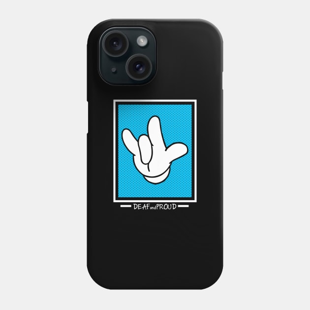 ASL_deaf&proud Phone Case by undergroundART