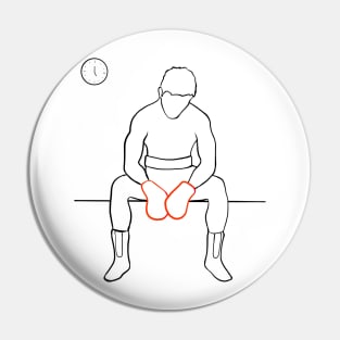Digital illustration of a boxer Pin
