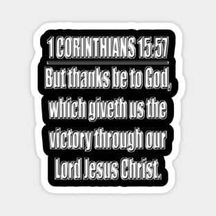 Bible Verse 1 Corinthians 15:57 Magnet