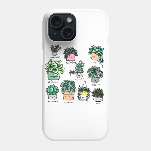 Peperomia Family Phone Case by Home by Faith