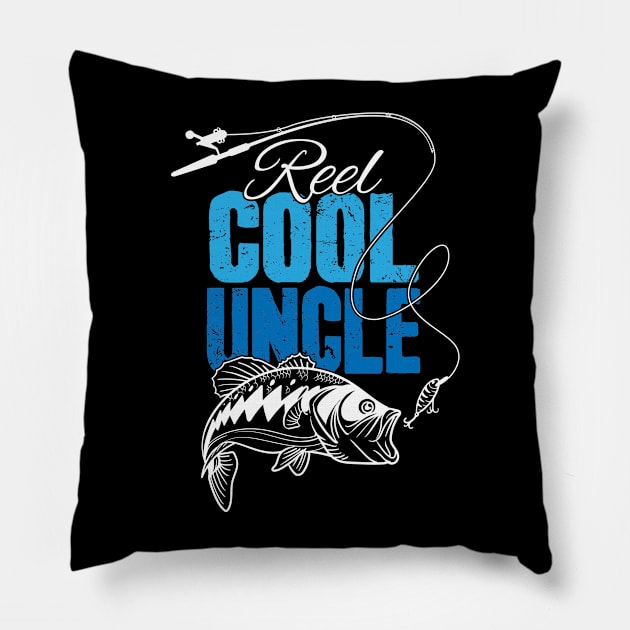 Reel Cool Uncle Pillow by captainmood