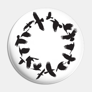 Circle of birds Pin