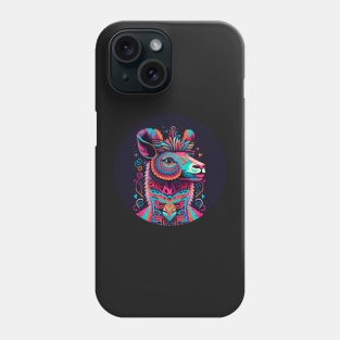 A llama bringing the Carnaval spirit Phone Case