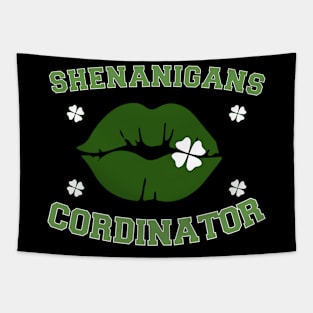 Shenanigans Coordinator retro St. Patricks Day lucky Teacher Tapestry