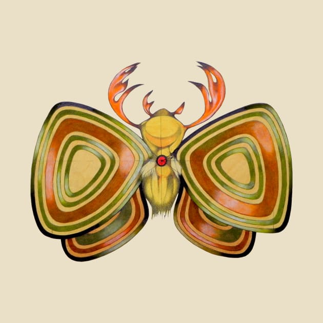 deer moth by federicocortese