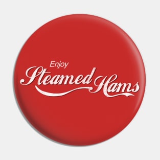 Steamed Hams Meme Logo Mashup / Faded Style Design Pin