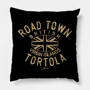 Road Town, Tortola, British Virgin Islands Pillow