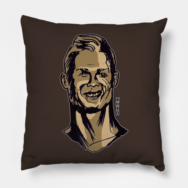 Ronaldo Statue Meme Pillow by sketchnkustom