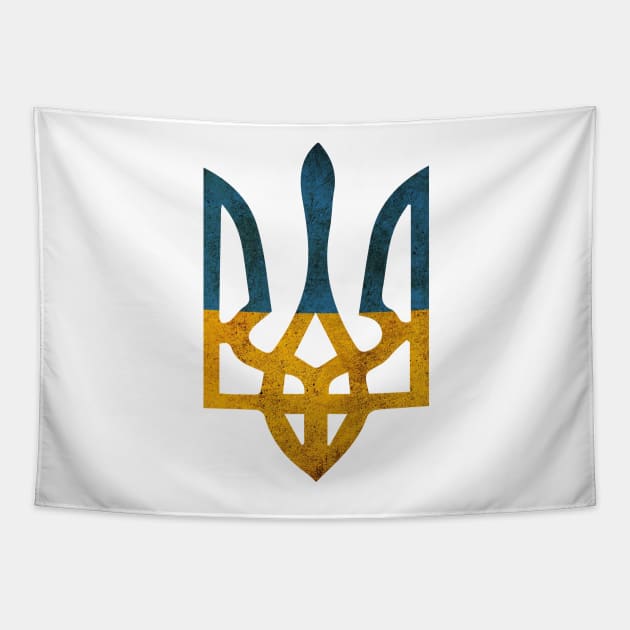 Ukranian Trident Tapestry by cthomas888