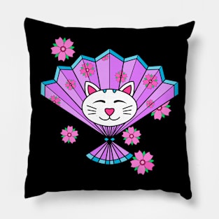 Kawaii Cute Neko Lucky Funny Cat Pillow