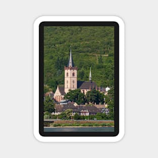 Old town, church, Lorch, Rhineland-Palatinate, Germany, Rhine, Middle Rhine Magnet