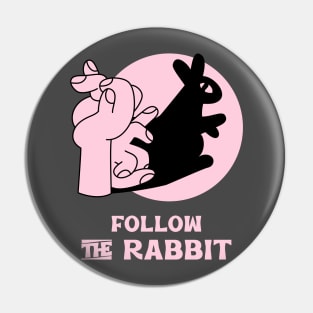 Follow the Rabbit Pin