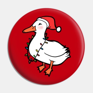 Ducky Christmas Pin